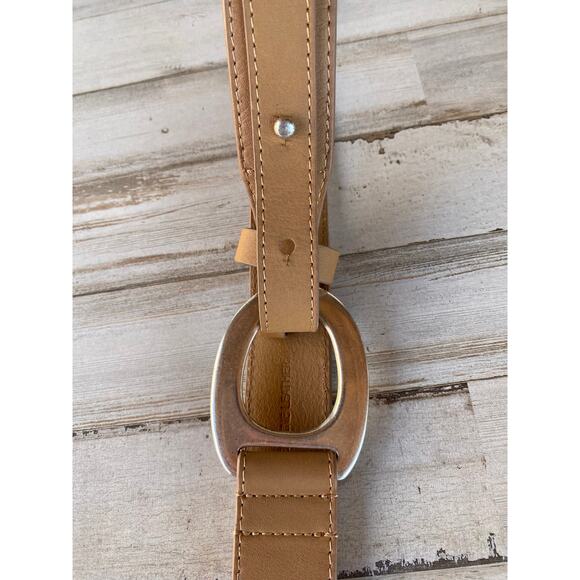 jjill Tan Leather Belt  Casual SZ XL C100854 - Picture 4 of 9